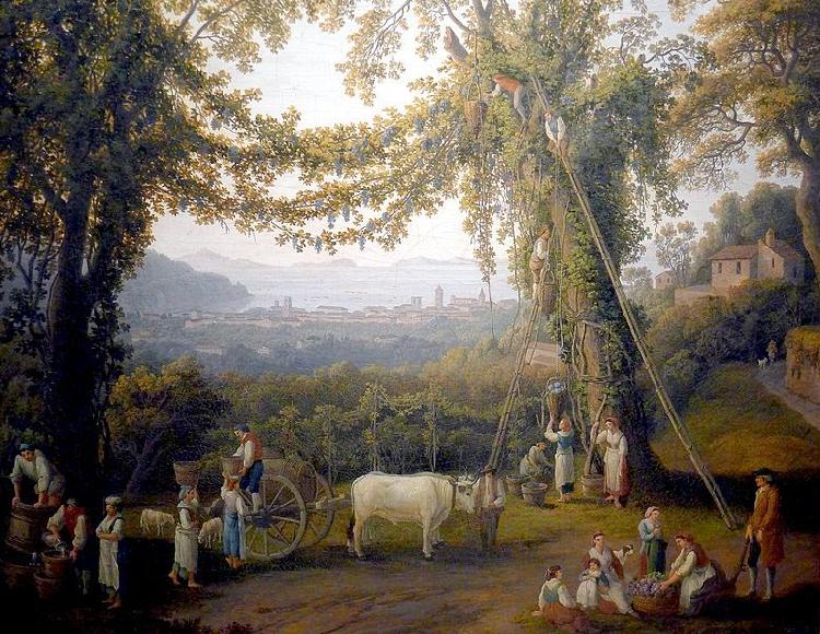 Jacob Philipp Hackert Vendanges d autrefois ou L automne